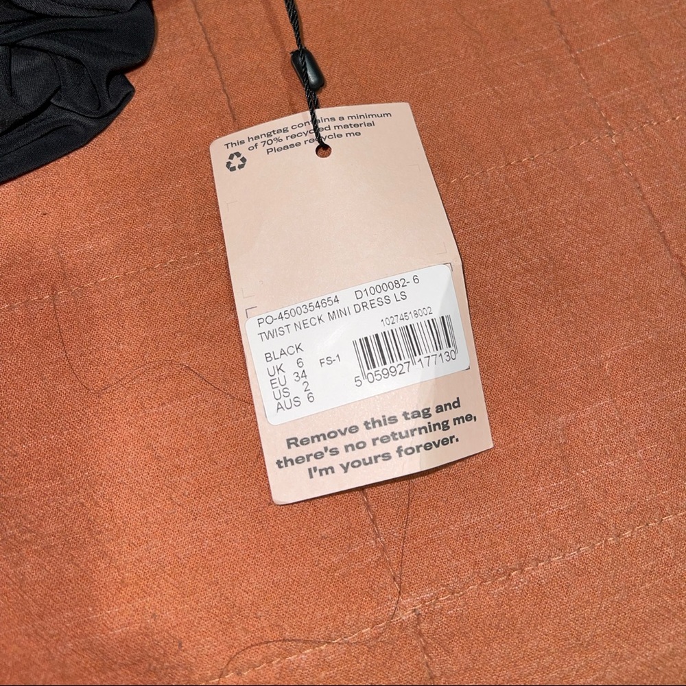 Misguided Black Cutout Dress